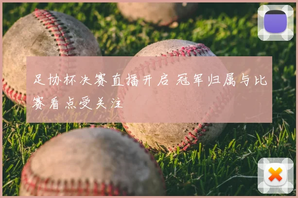 足协杯决赛直播开启 冠军归属与比赛看点受关注